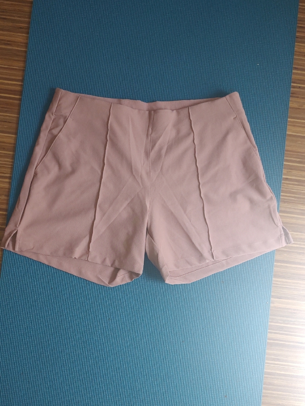 adidas Dusty Rose High-Rise Athletic Shorts